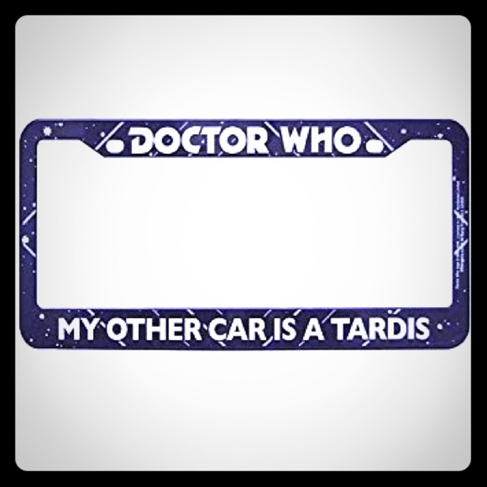 Doctor Who License Plate frame
